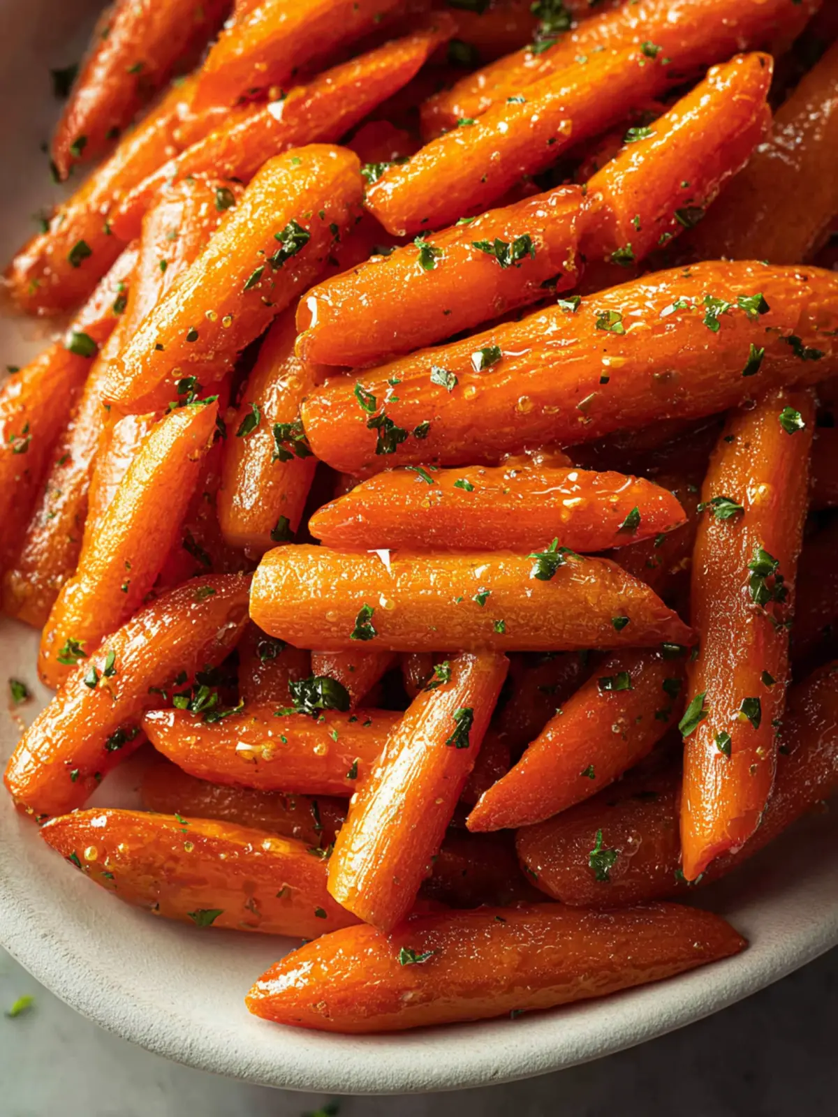 Honey glazed carrots First Image