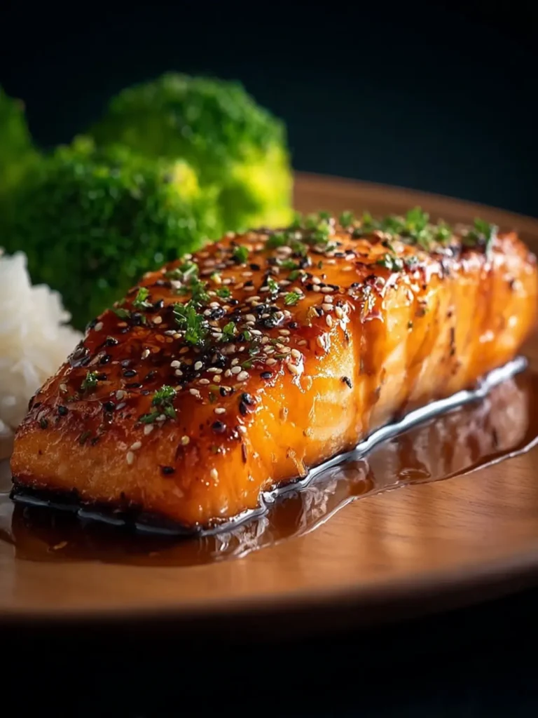 Maple Glazed Baked Salmon First Image