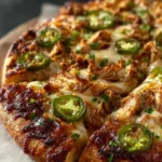 Spicy Chicken and Pickled Jalapeño Pizza First Image