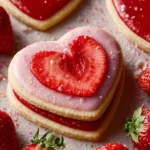 Strawberry Shortbread Cookies First Image