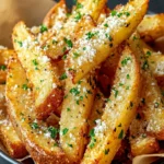 garlic parmesan air fryer fries First Image