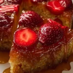 strawberry honey upside down cake First Image
