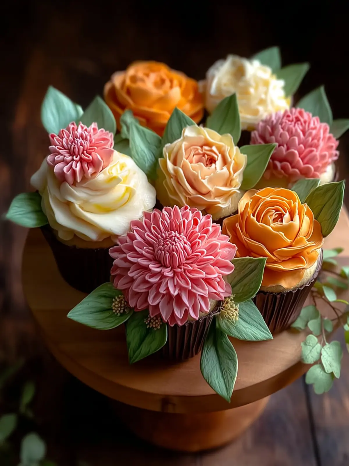Fall Buttercream Flower Cupcake Class: Indulge in Sweet Joy